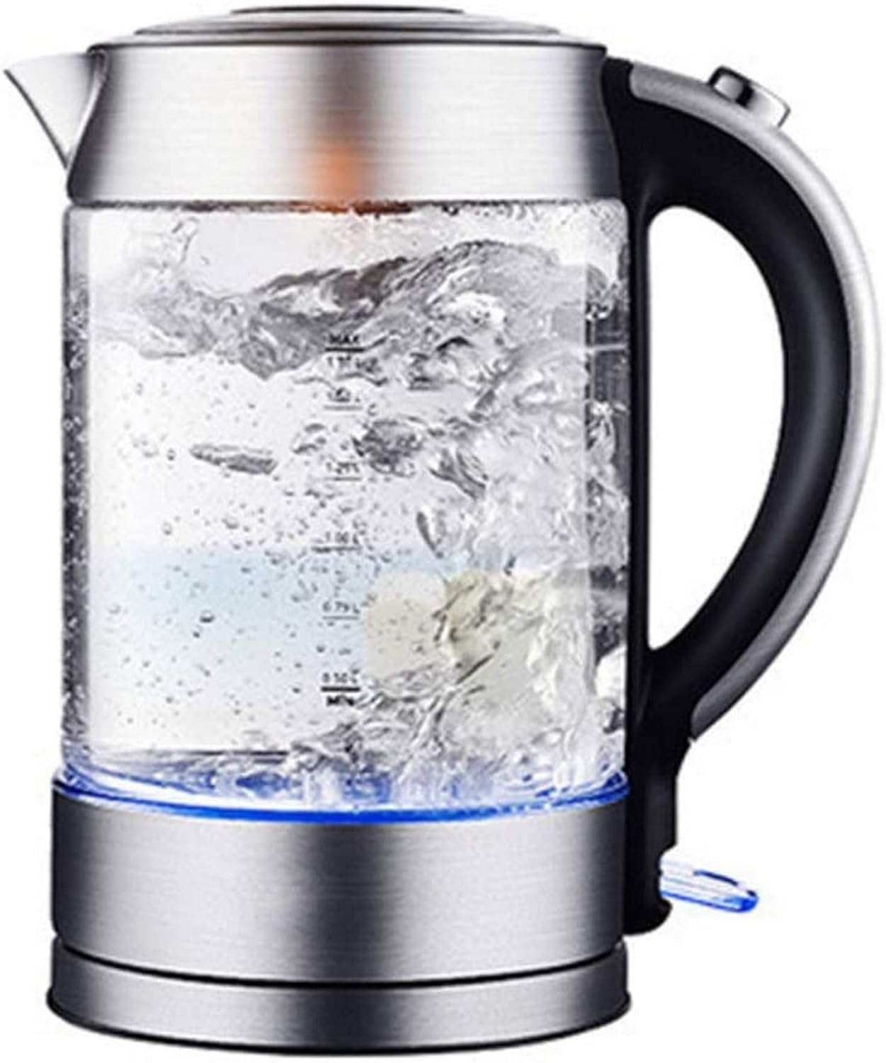 NIVOK Electric Kettle Colour Changing Glass Kettle with Led