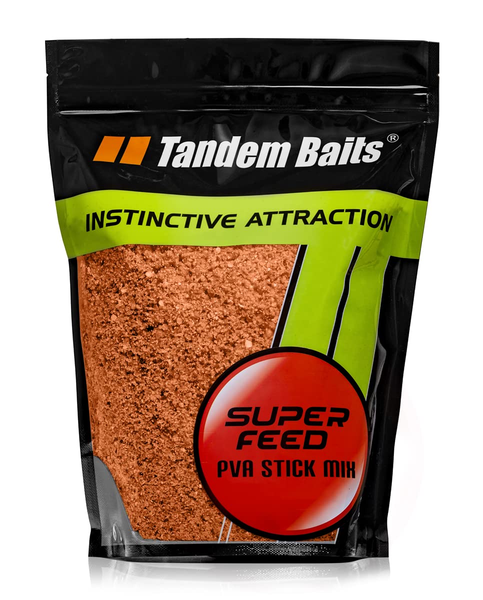 Tandem Baits SuperFeed Squid & Orange Carp PVA-Stick-Mix | Carp Fishing PVA-Stick-Mix | Carp Fishing Bait | Carp Bait | Carp Fishing Accessories for Monster Fish 1kg