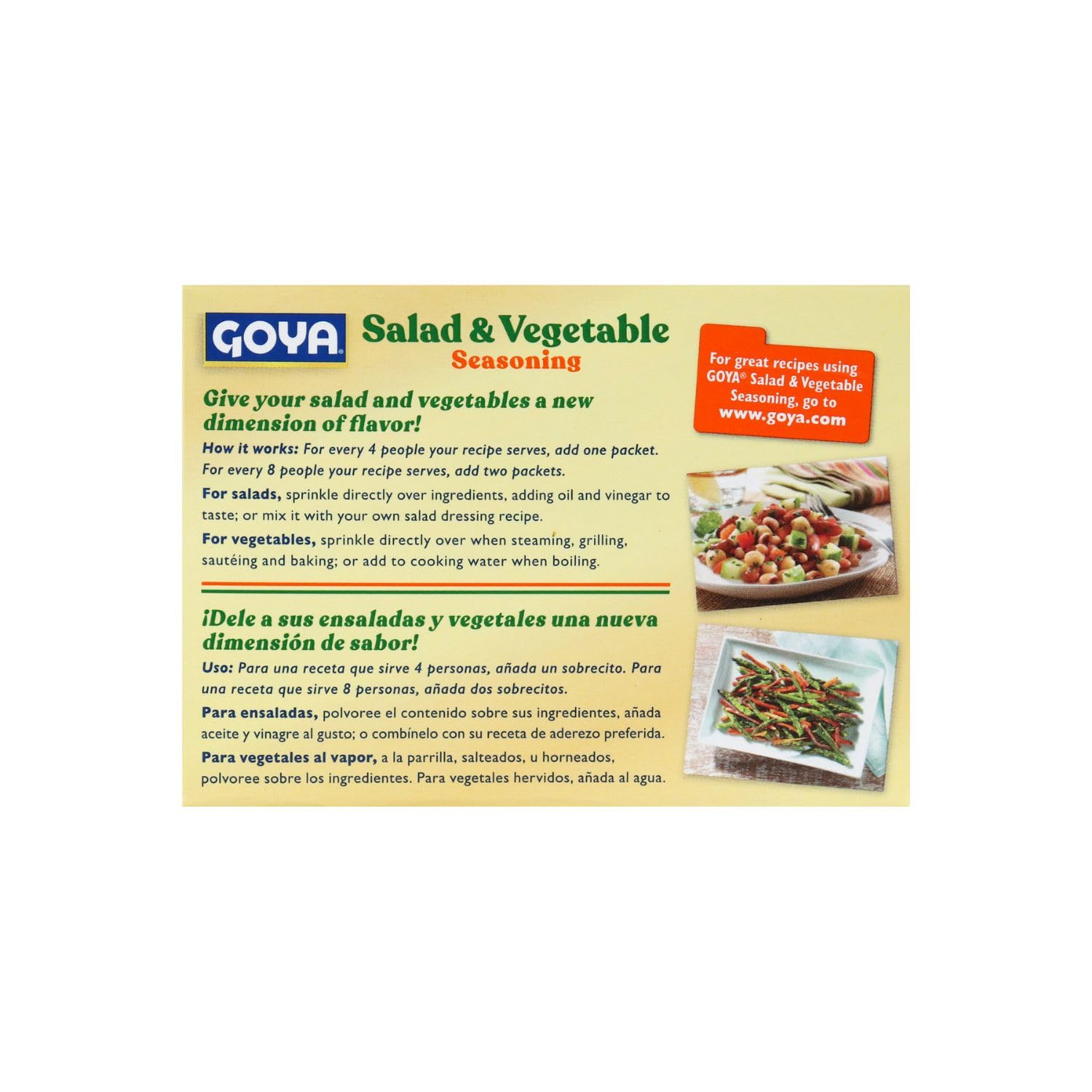 Goya Foods Salad and Vegetable Seasoning, 1.41 Ounce (Pack of 24)