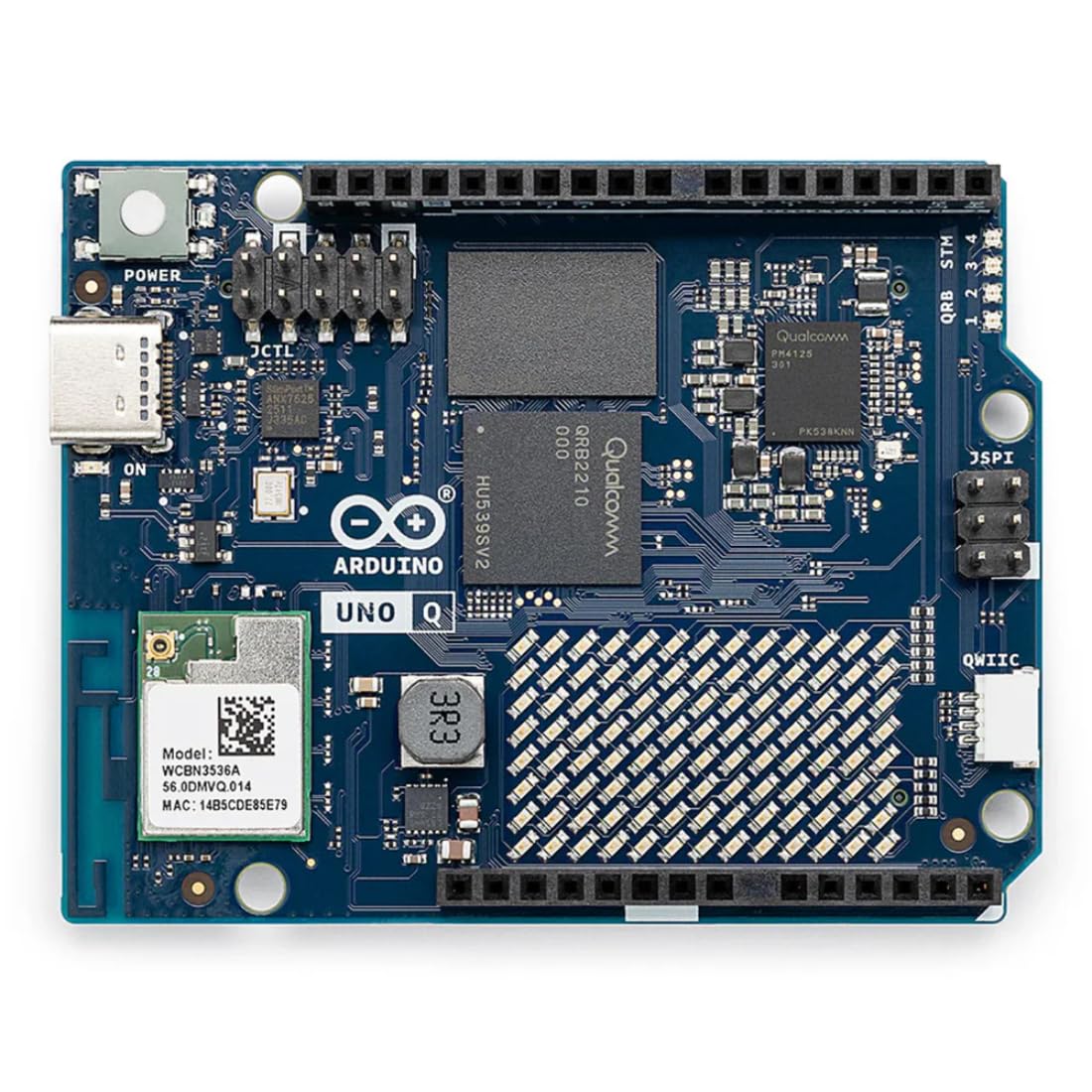 Official Arduino uno Q SBC 4GB ABX00173 | Hybrid AI Single Board Computer with Qualcomm QRB2210 Processor & STM32U585 MCU,4GB RAM for Vision Processing, Voice Control, Robotics,IoT & Embedded Systems-picture-26
