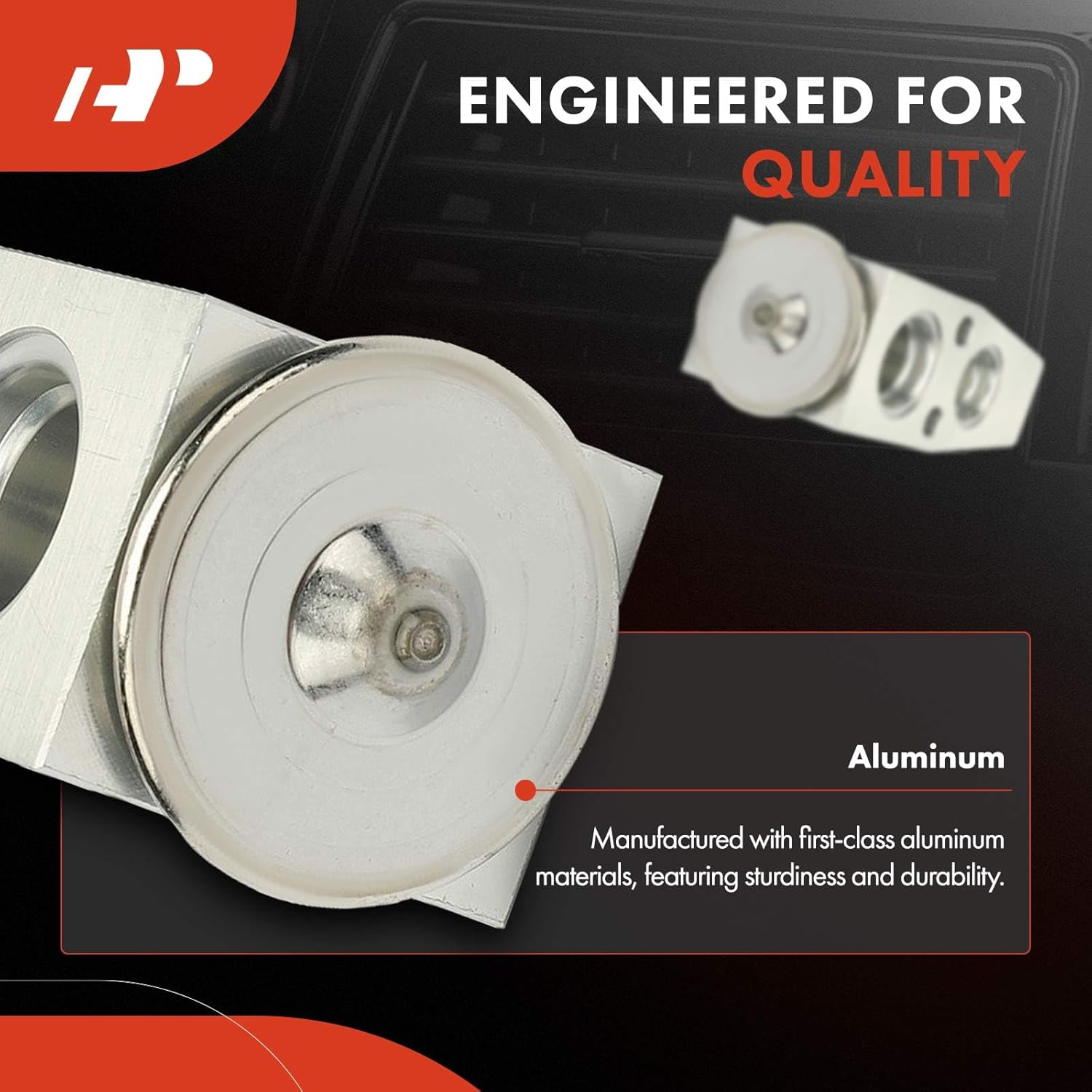 A-Premium Rear AC Expansion Valve Compatible with Ford Flex/Police Interceptor Utility 2013-2019, Explorer 2011-2019 & Lincoln MKT 2013 3.5L/3.7L, MKT 2014-2019