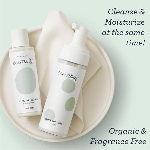 Miniatura 9 de Esembly Wipe Ups, toallitas reutilizables de algodón orgánico, toallitas lavables suaves y resistentes, tamaño único, paquete de 12