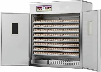 Egg Incubator, Automatic Turning Large Poultry Hatcher,Temperature Control & Automatic Egg Turner,for Chicken, Ducks, Birds,