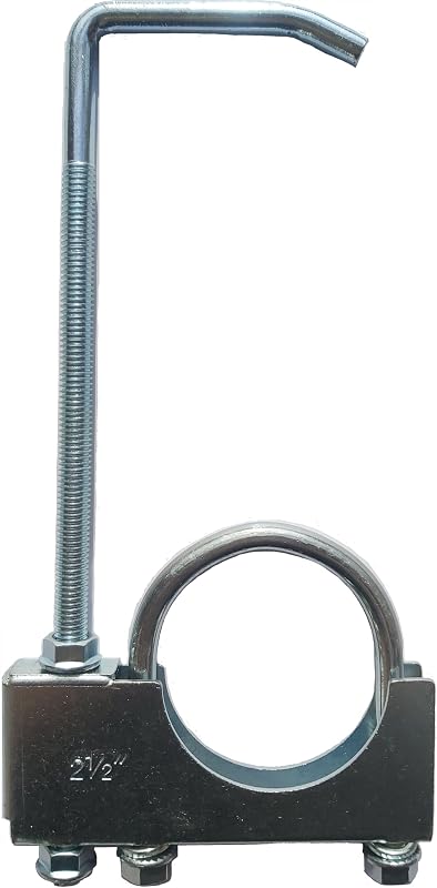 Suporte regulável para escapamento Generic em aço zincado para tubo de 2,5" – 1 unidade
