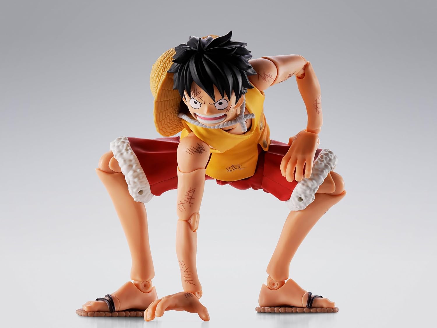 TAMASHII NATIONS - One Piece - Monkey D. Luffy -Summit War of Marineford- S.H.Figuarts Action Figure