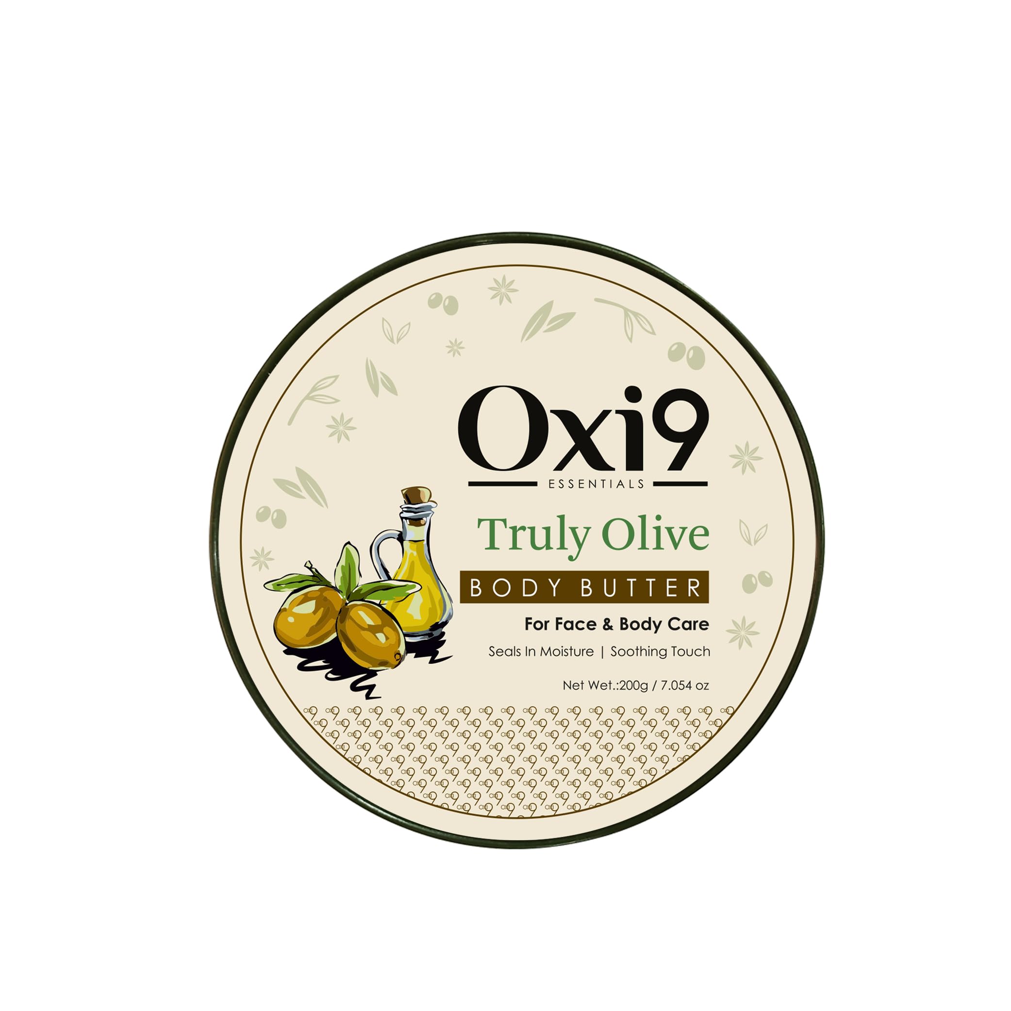 Oxi9 Natural Truly Olive Body Butter- 200gm | Paraben Free | Sulfate Free