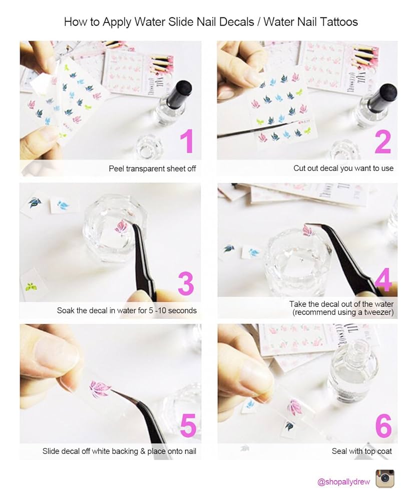 How to Seal Waterslide Nail Decals: Expert Tips
