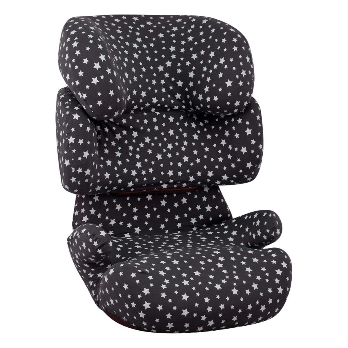 JYOKO KIDS Rivestimento per seggiolino auto in cotone compatibile con Cybex Solution Fix (Winter Sky)