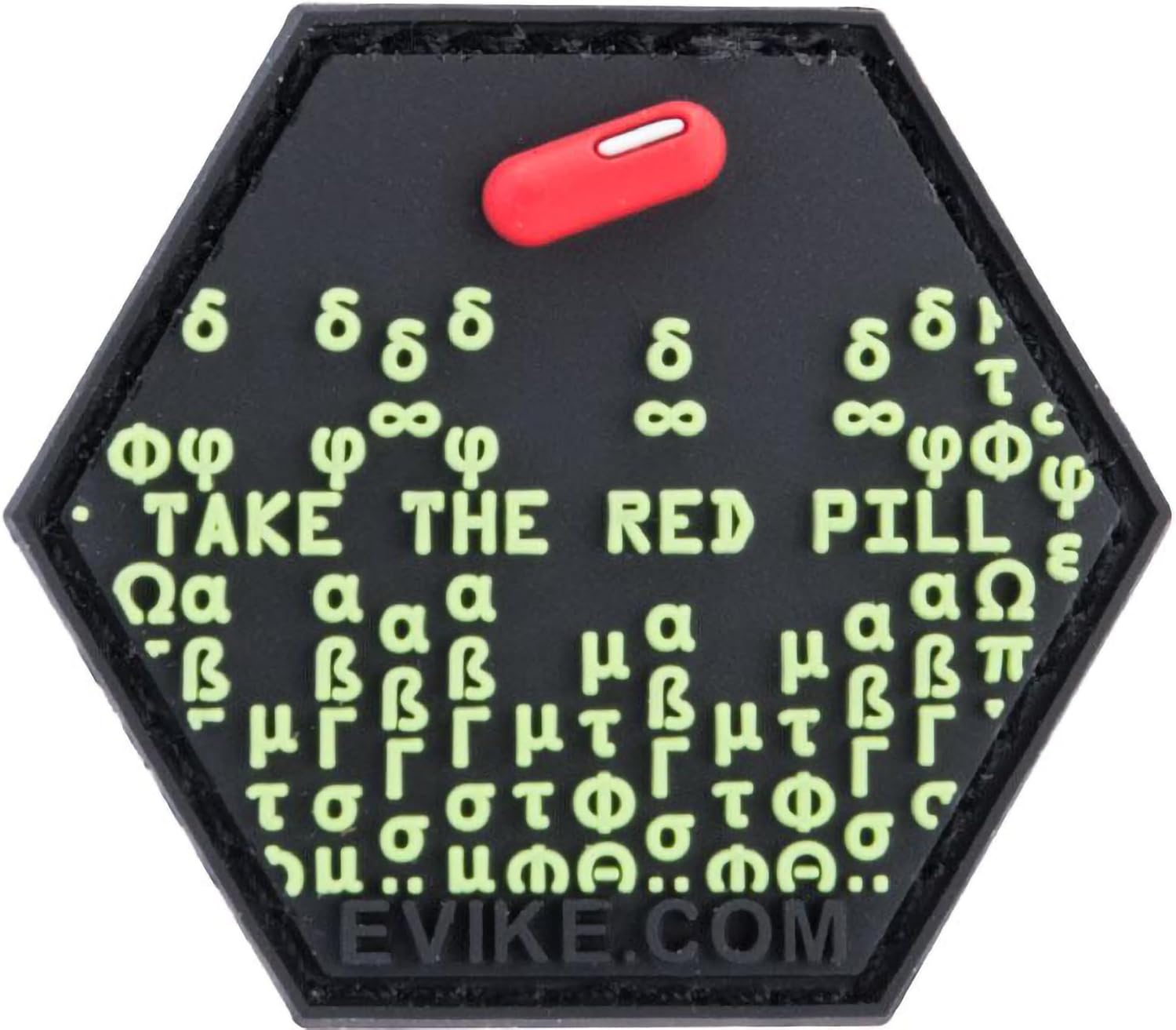 Evike Operator Profile PVC Hex Patch The Code Series (Model: Take The Red Pill)