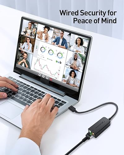 Miniatura 3 de Cable Matters Paquete de 2 adaptadores USB C a Ethernet Plug & Play con PXE, clon de dirección MAC (adaptador Thunderbolt a Ethernet, red Gigabit a