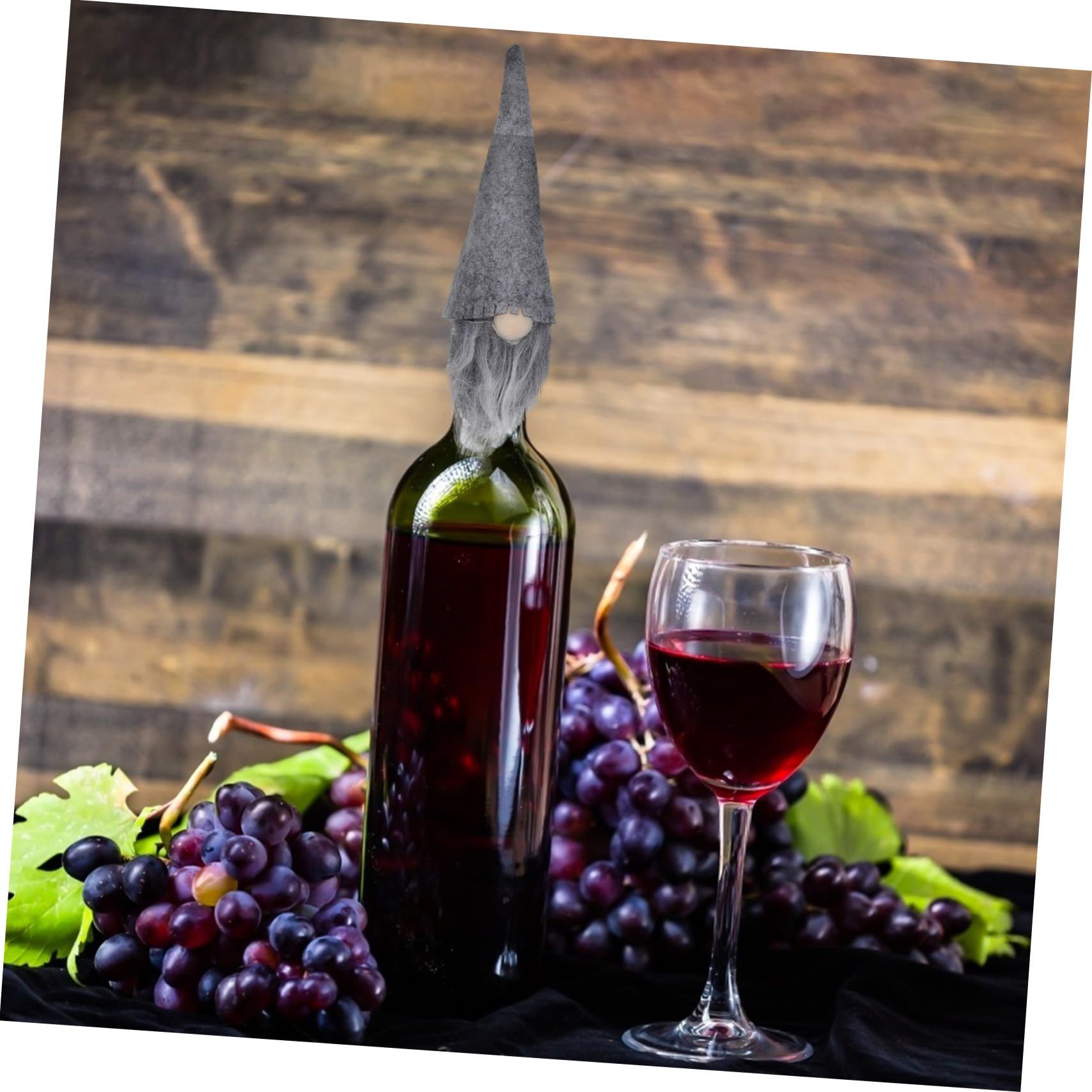 10pcs Cache-Bouteilles en Tissu Non Tissé Décorations de Noël pour Bouteilles de Vin Décoration Originale et Chic