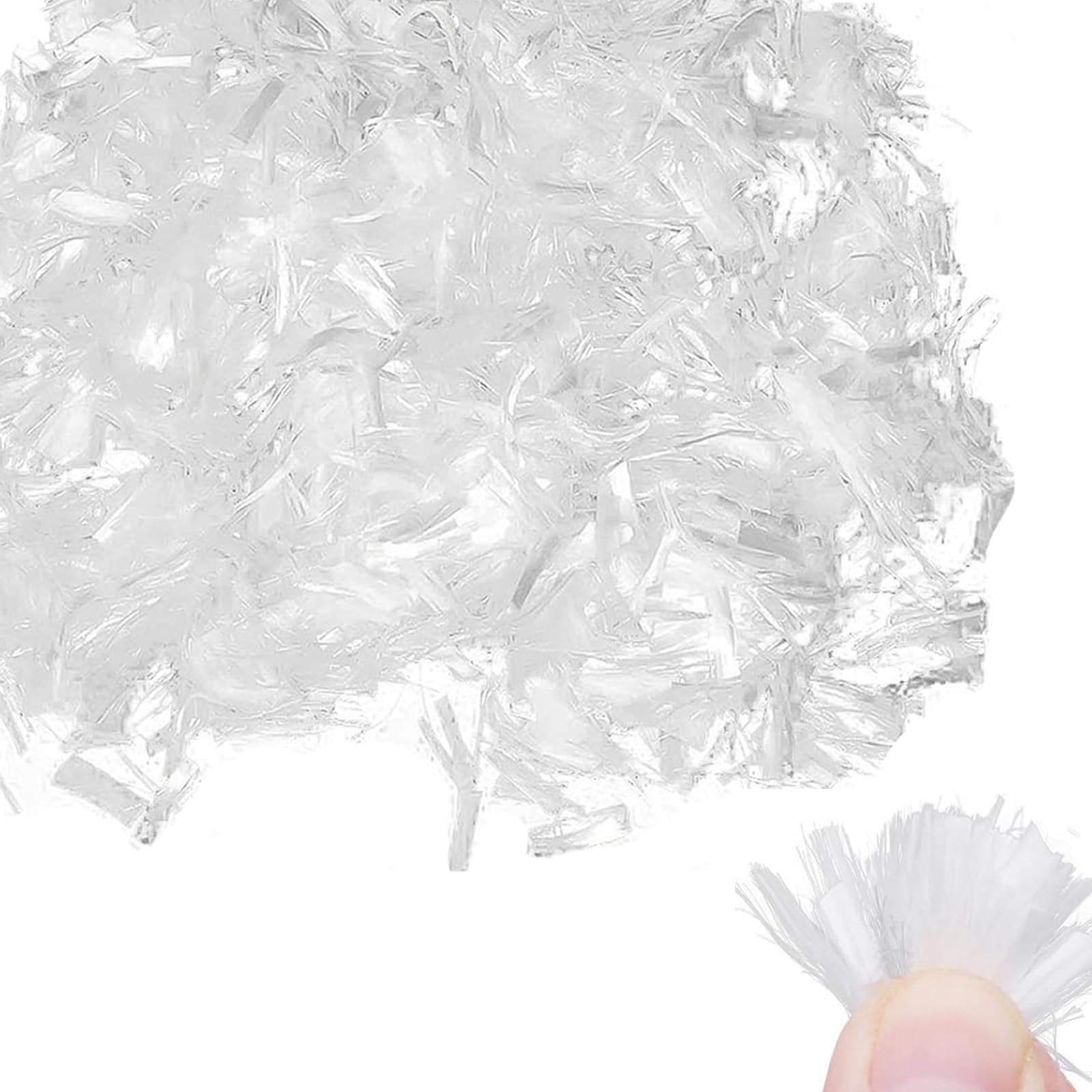 Fibras de polipropileno para hormigón y pavimento, 1000 g, 3 mm, refuerzo de fibra de vidrio para evitar grietas