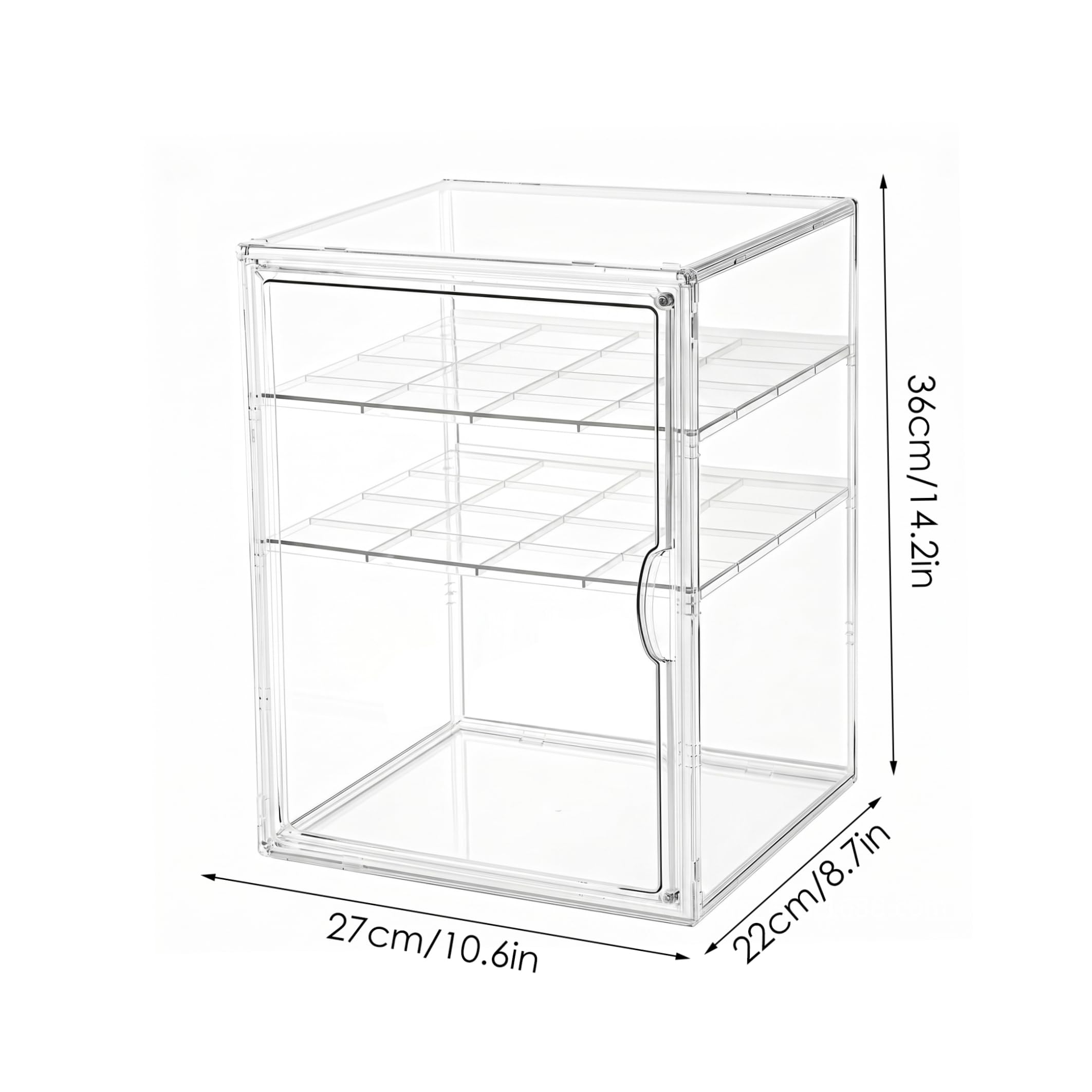 Organizador de biberones para Almacenamiento de biberones acrílico en encimera (14x11x9in)