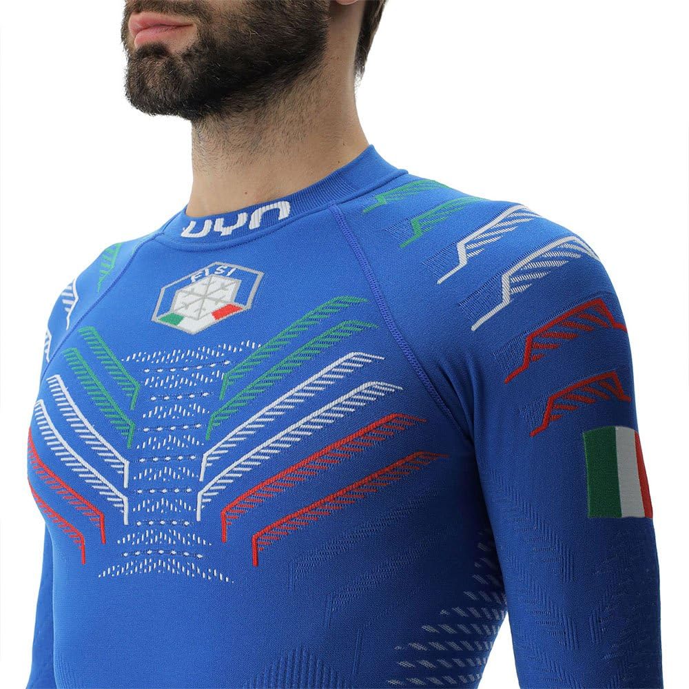 UYN U100387 Maglietta a Maniche Lunghe Senza Collo Uomo (Pacco da 1)