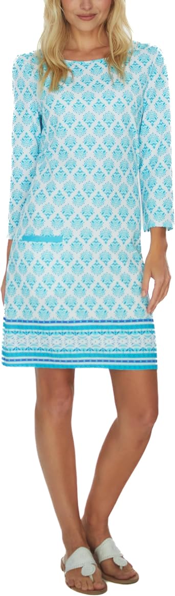 Cabana Life Women's Coral Seas Ruched Bikini Bottom