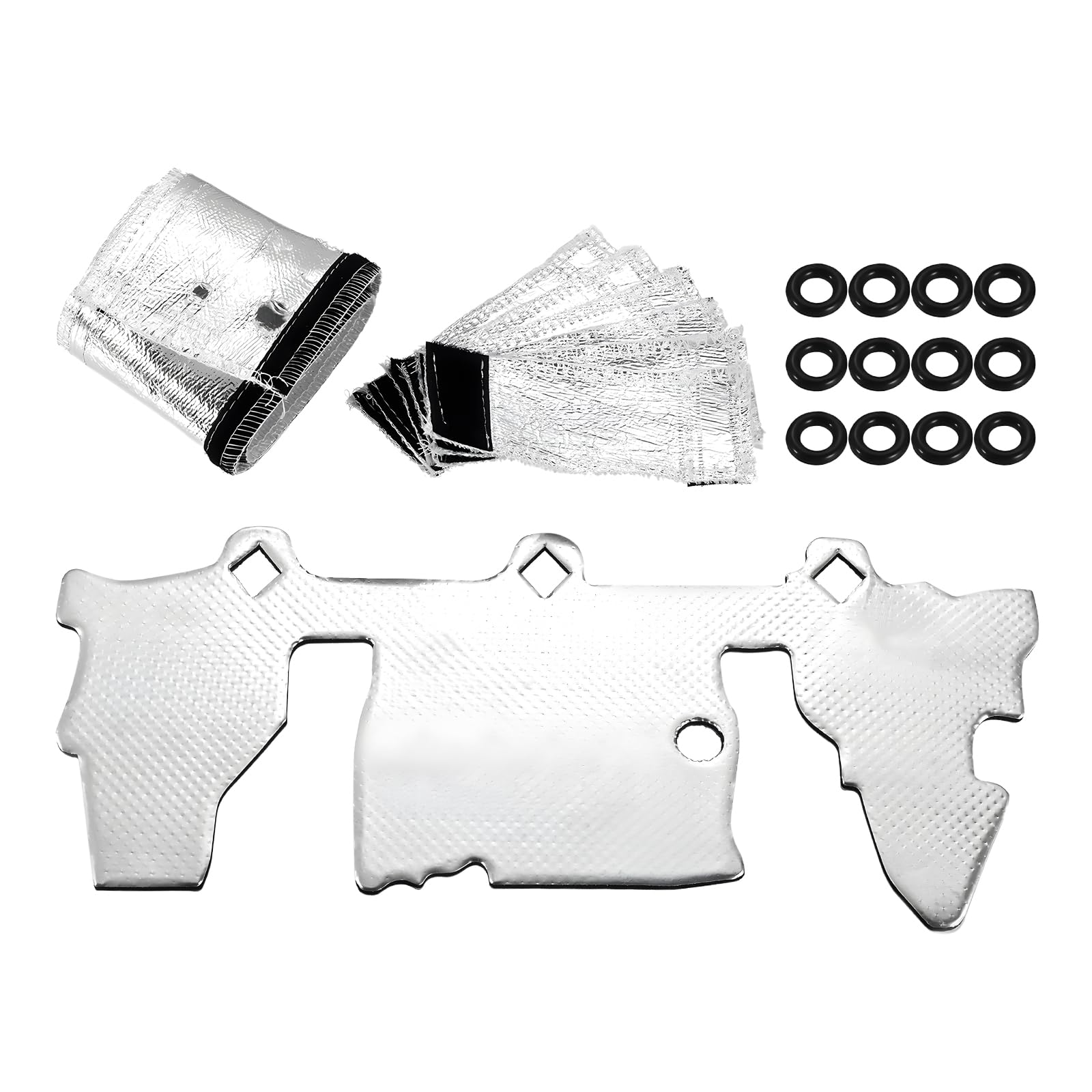 Snapklik.com : PETCHOR 010378 Fuel Rail & Injector Heat Shield Kit ...