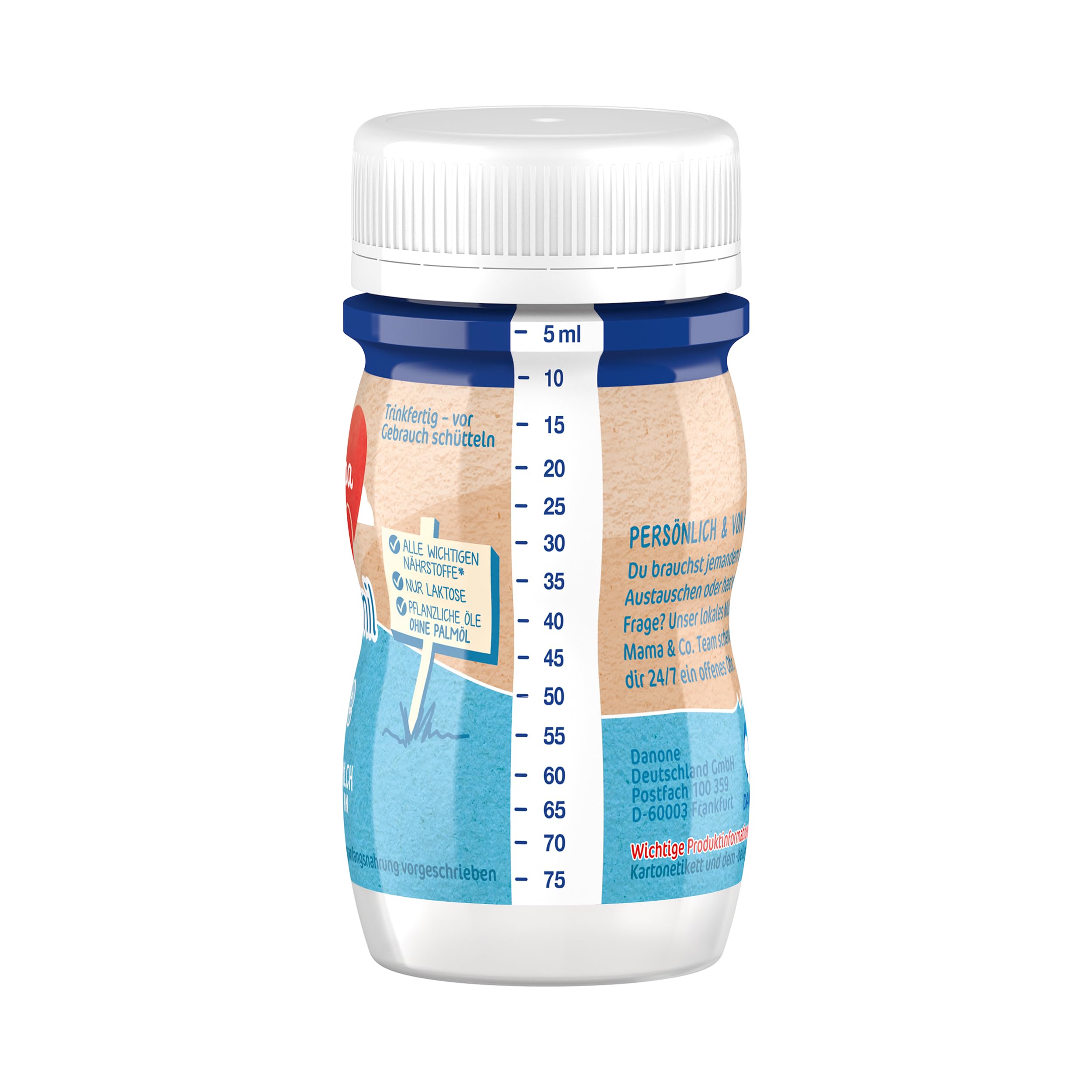 Milupa Milumil Pre – Trinkfertige Anfangsmilch von Geburt an – Mit allen wichtigen Nährstoffen – 24 x 90 ml