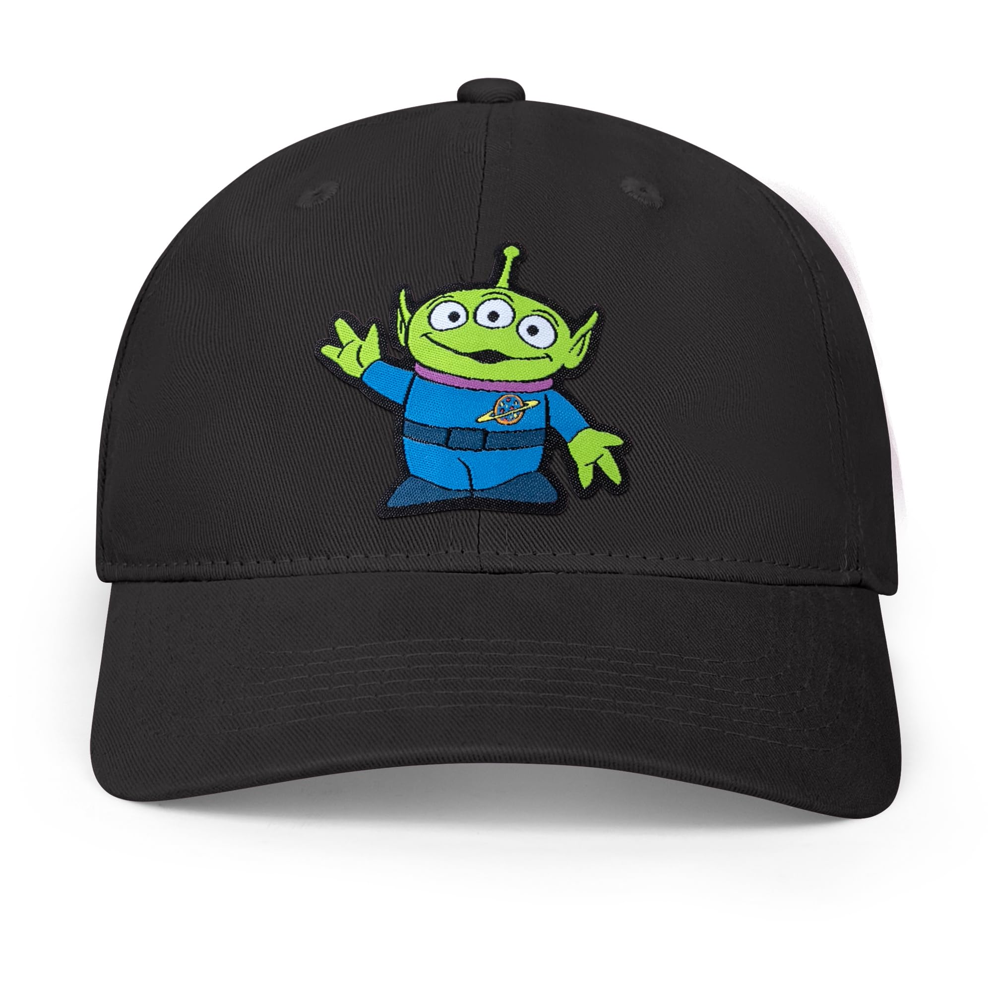Disney Men's Black Adult Baseball Cap, Toys Story, Alien Adjustable Dad Hat, One Size