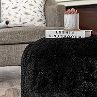 Vista 8 de Asuprui Puf otomano para el suelo, reposapiés otomano, sin relleno, 20 x 20 x 12 pulgadas, asiento redondo, puf, silla plegable, almacenamiento