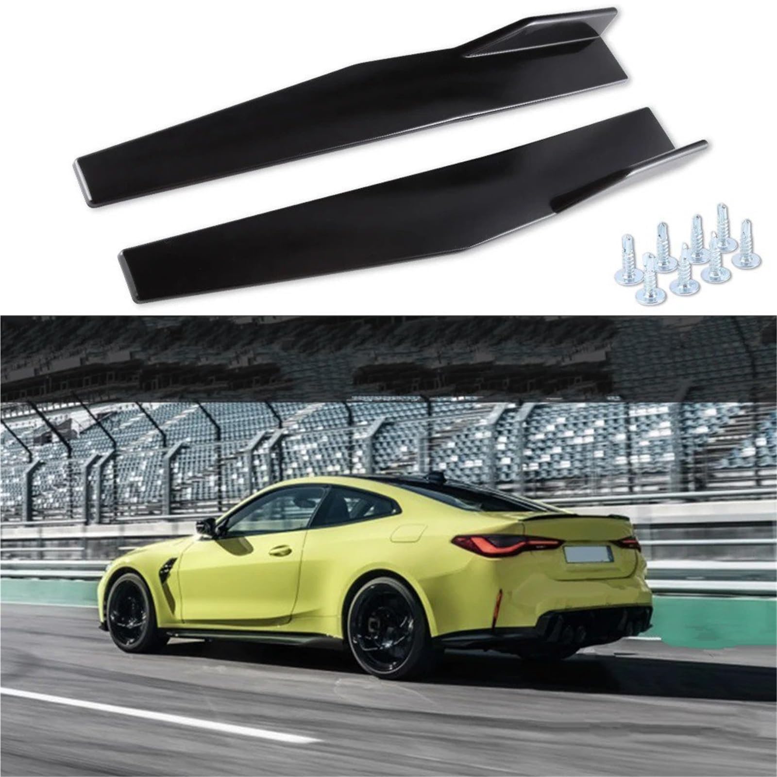 Jupes Latérales pour BMW pour X1 F48 2016-2022 1 Paire D'extensions De Bas Caisse 75 cm avec Protection Anti-Rayures