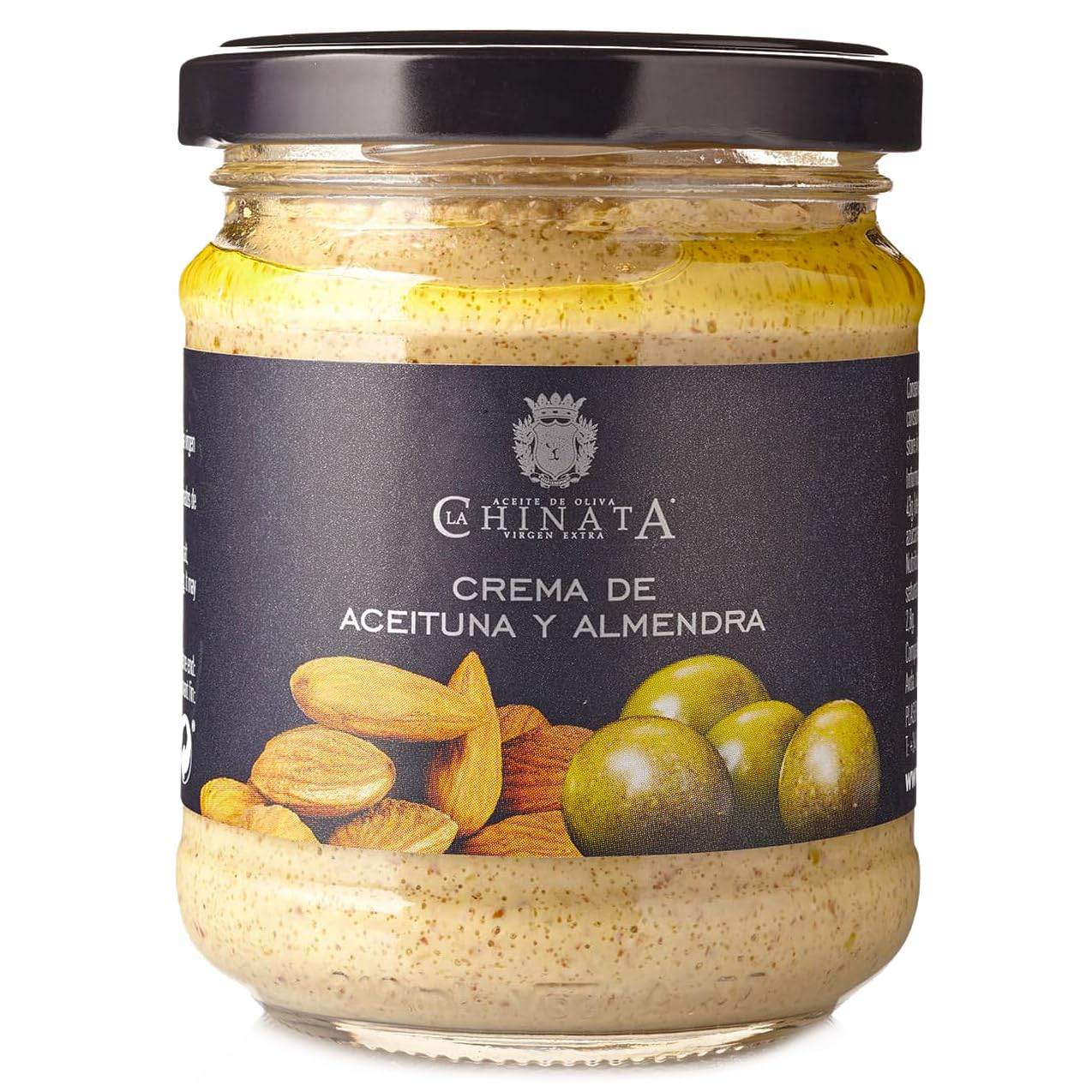 La Chinata Crema de Aceitunas verdes y Almendras 180 gr