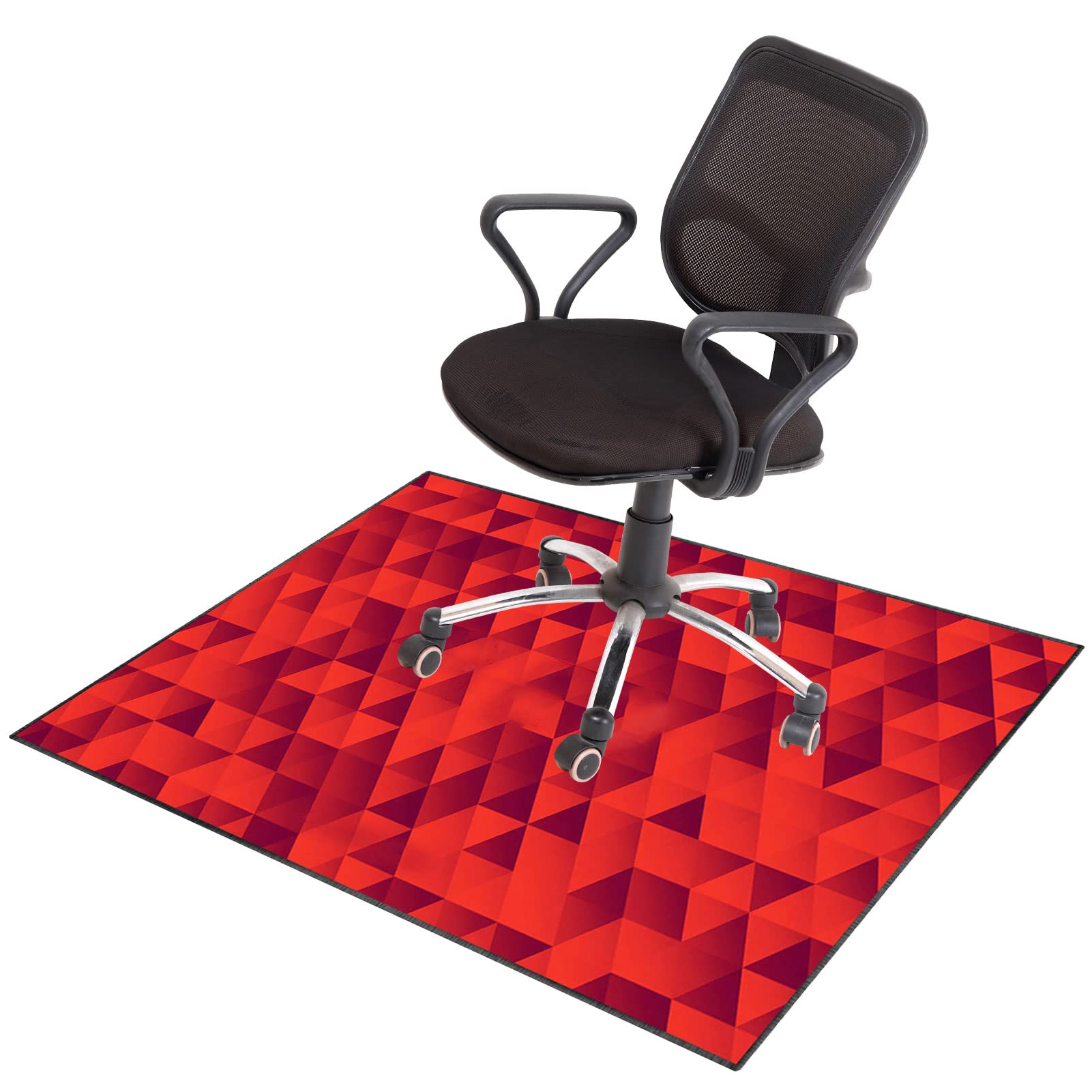 EYZO 80 × 120 cm Office Chair Mat For Hardwood Floor Mat For Carpeted Floor Protector Mat For Desk Chair Computer Chair Mat Protector Chair Carpet For Home And Office Protects Floors Anti-skidding — image 1