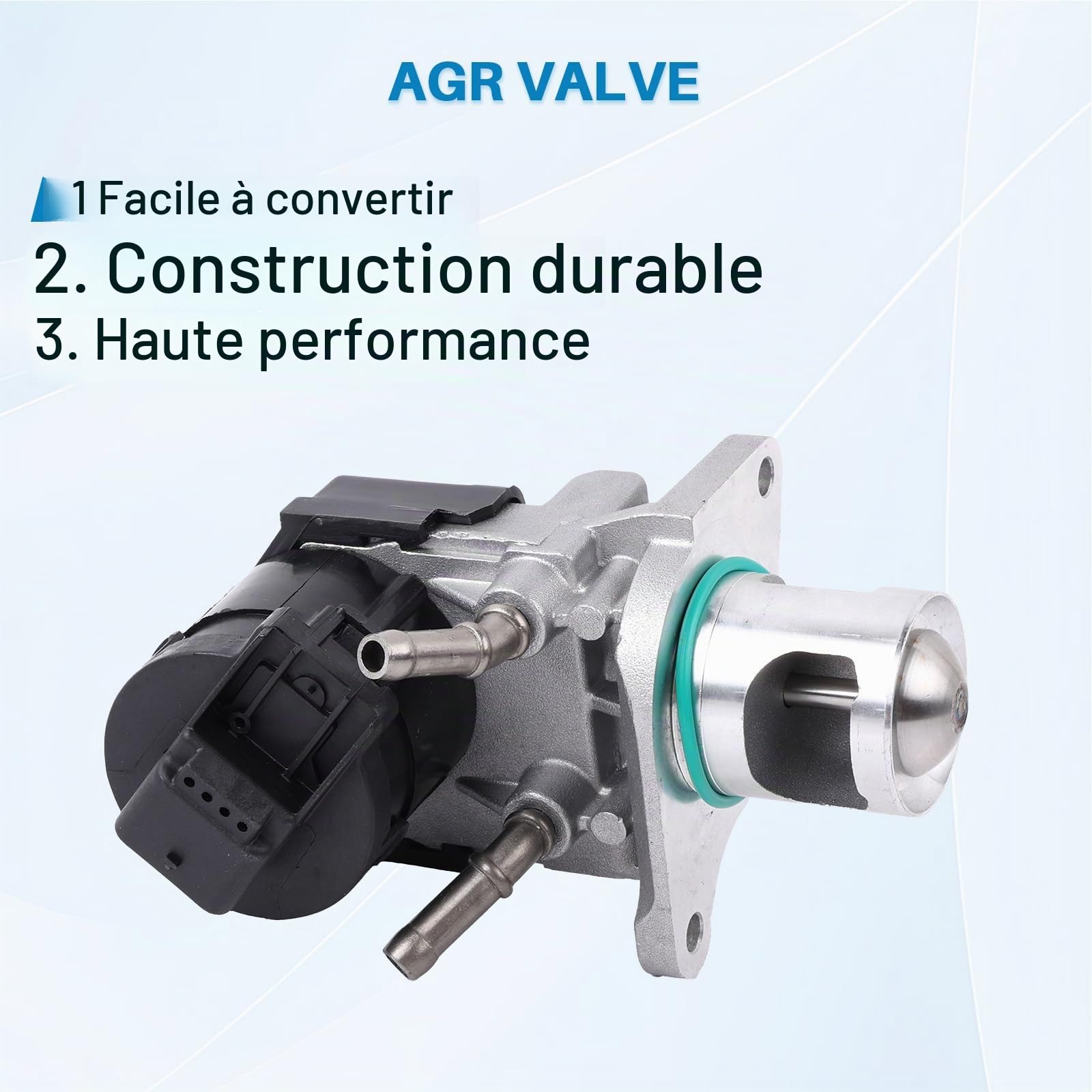 Vanne EGR de remplacement pour modèles E60 E61 E70 E72 E81 E82 E83 E84 E90 E91 E92 E93 X1 X3 X5 X6 N47 N57 Référence : 11717805447 11717810871