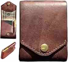 Amazon.com: Multifunctional Compact Wallet, Handmade Leather
