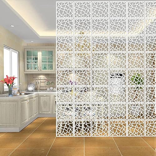 Miniatura 5 de AMIPOS - Set de 12 unidades de divisores colgantes para habitación D (hazlo tú mismo) panel en pantallas de partición de pared, divisores