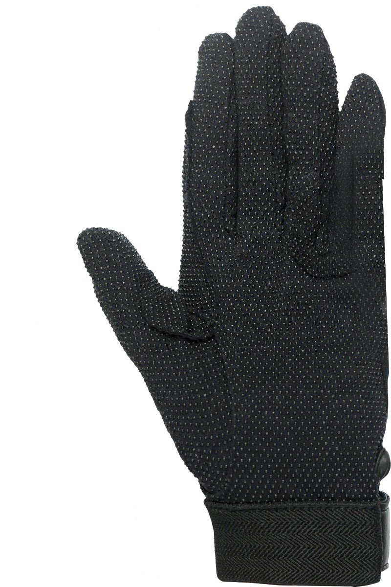 Horze Guantes de equitación básicos Ajustables de algodón Polygrip