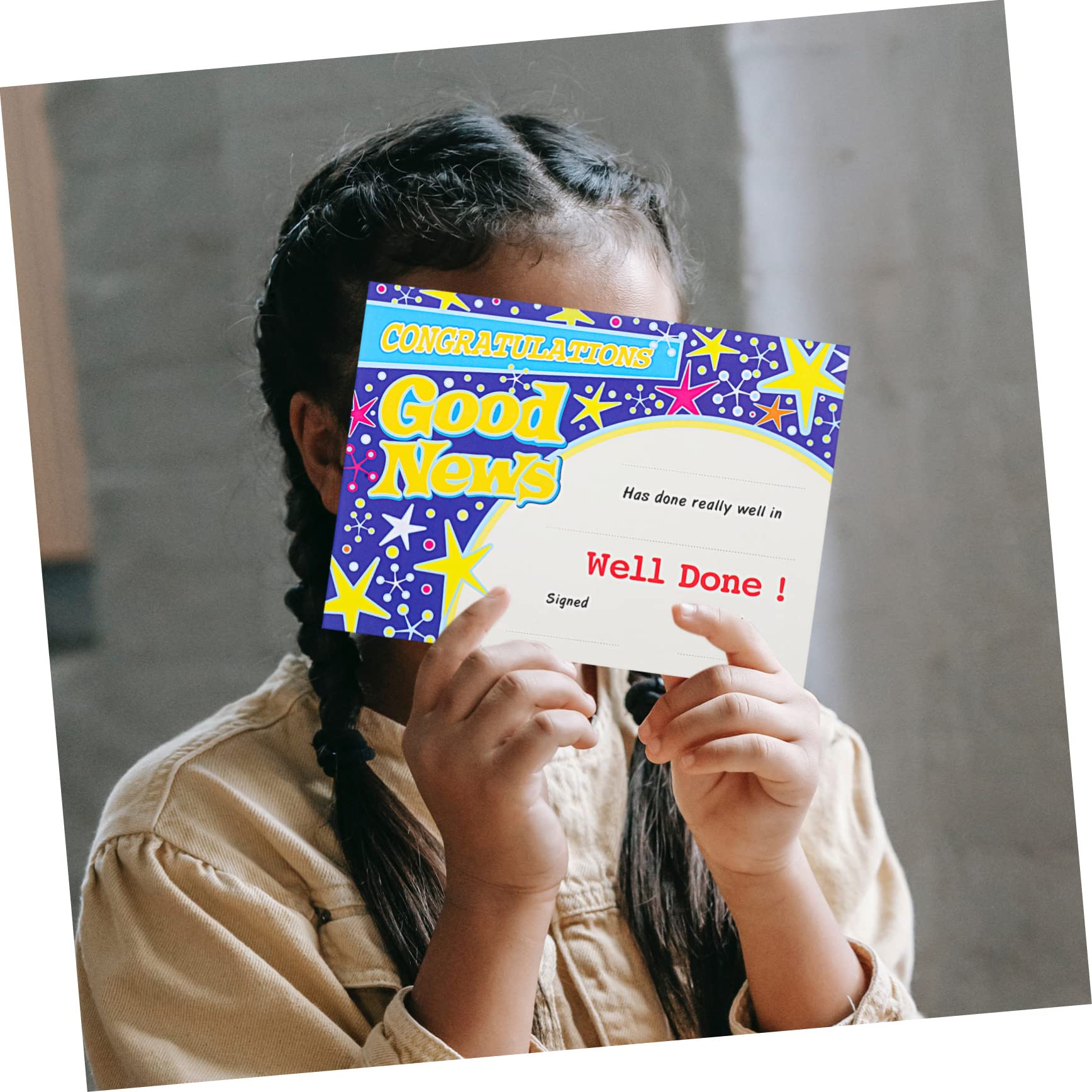 DOITOOL 500 Hojas Certificados de Premios para Certificados de Finalización para Estudiantes Escolar para º Día de Clases