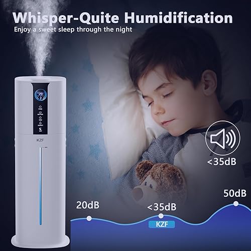 Miniatura 8 de Humidificadores inteligentes de 9L para dormitorio, habitación grande, 2.3 galones con aplicación de difusor de llenado superior de niebla fría y