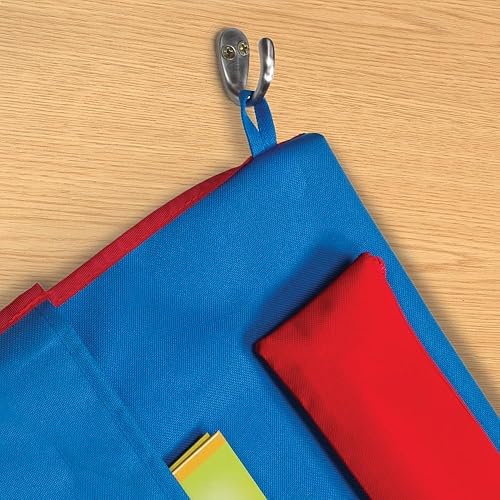 Miniatura 8 de Really Good Stuff Bolsillos para sillas de lujo, juego de 36, organizador de sillas de aula con estuche para lápices y etiqueta de nombre que