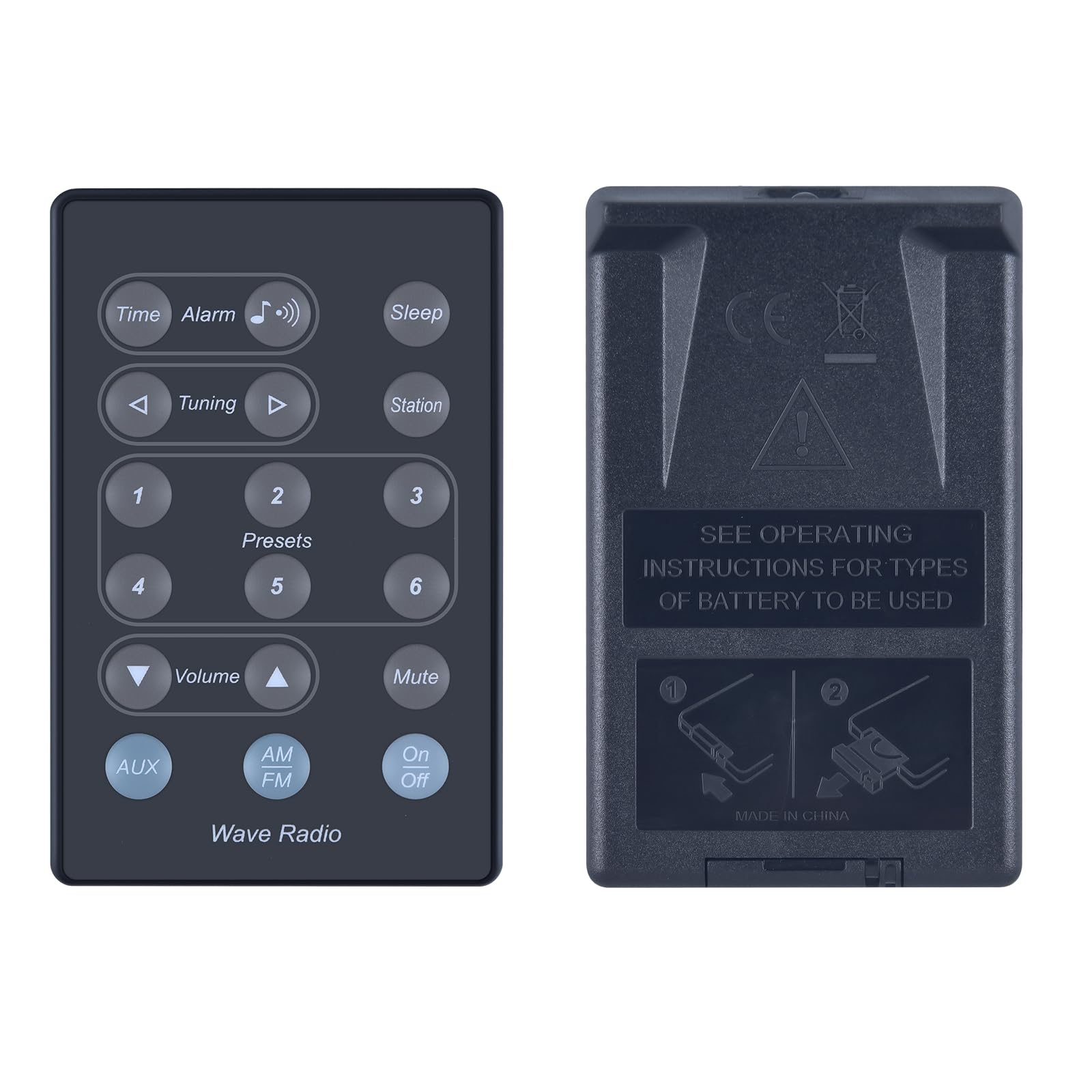 PZL New Replacement Remote Control for Bose Wave Radio AWR113 AWR131 AWR1-1W AWR1-2W