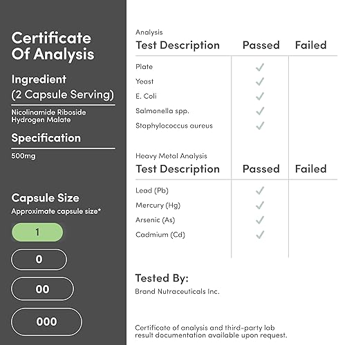 Miniatura 7 de Ribosida de nicotinamida - Suplemento NAD para aumentar los niveles de NAD+ por Double Wood