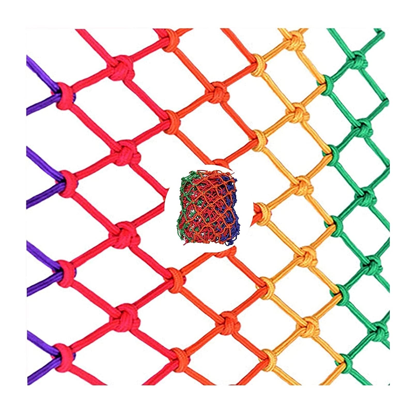 Nylon-Sicherheitsnetz für Innendecke, strapazierfähiges Seilnetz für Spielplatz, Garten und Haustierschutz