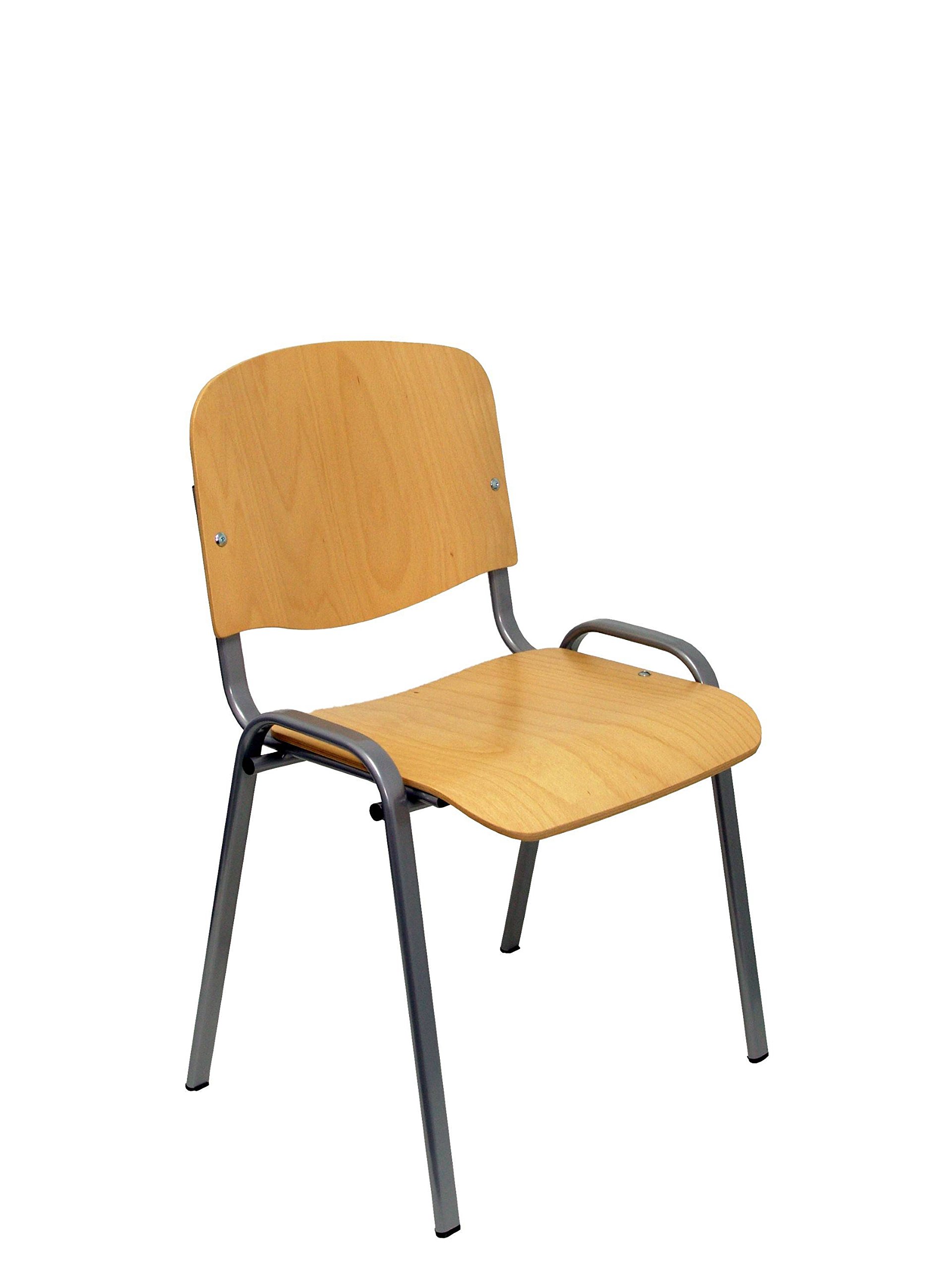 Piqueras y Crespo& Pack of 4 Chairs Goolosalvo Sillery, Beige, Standard