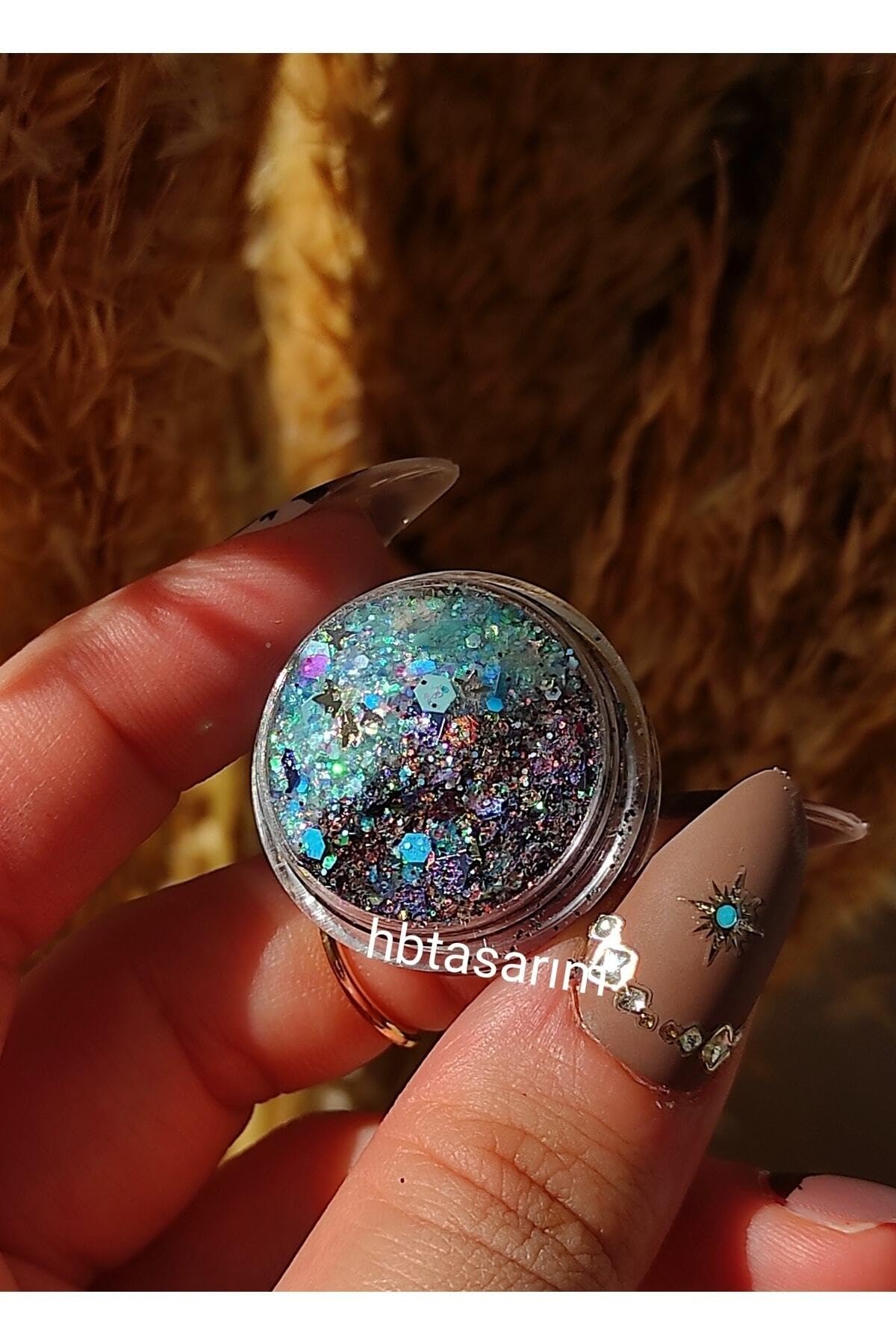 Hb Tasarım Glitter Jel Far Geçişli Yüz Ve Vücut Simi, serashinegozfarı125