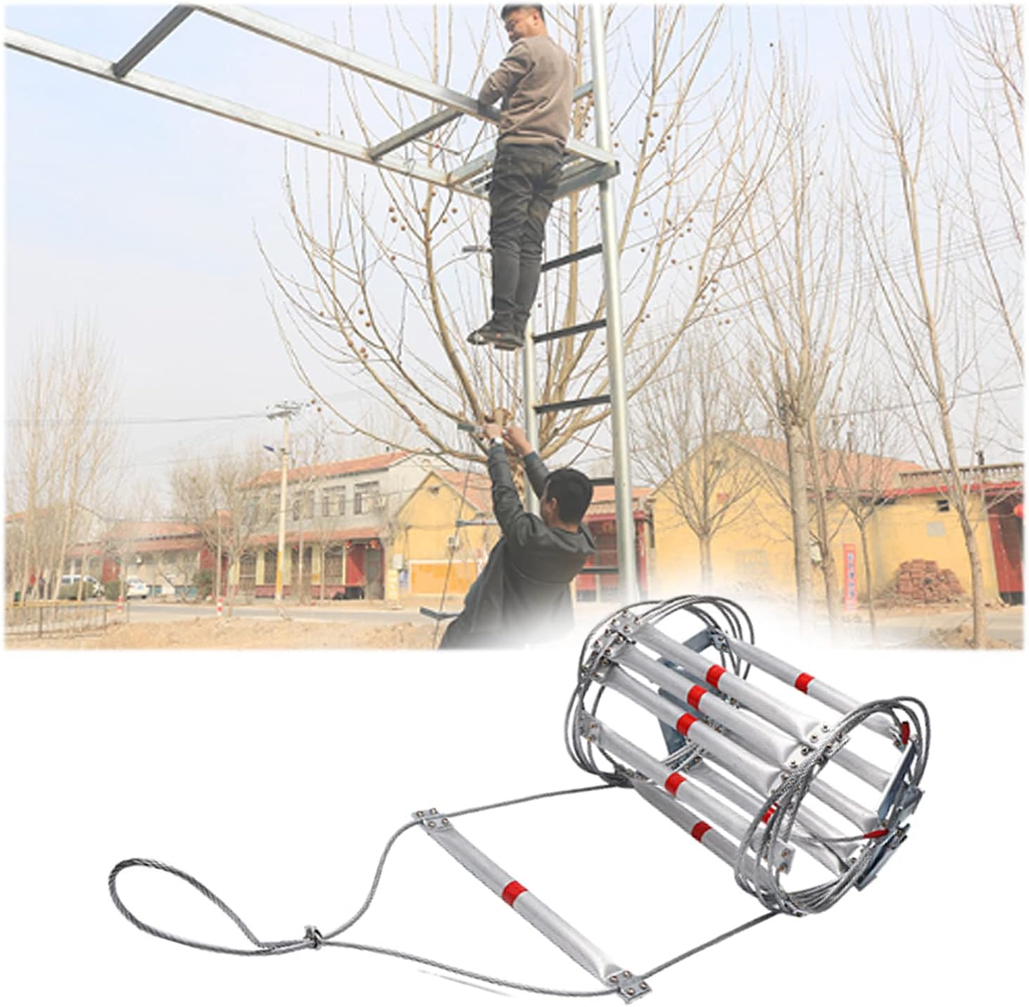 TBHOME Escape Ladders,Emergency Ladders,Fire Escape Ladder Emergency