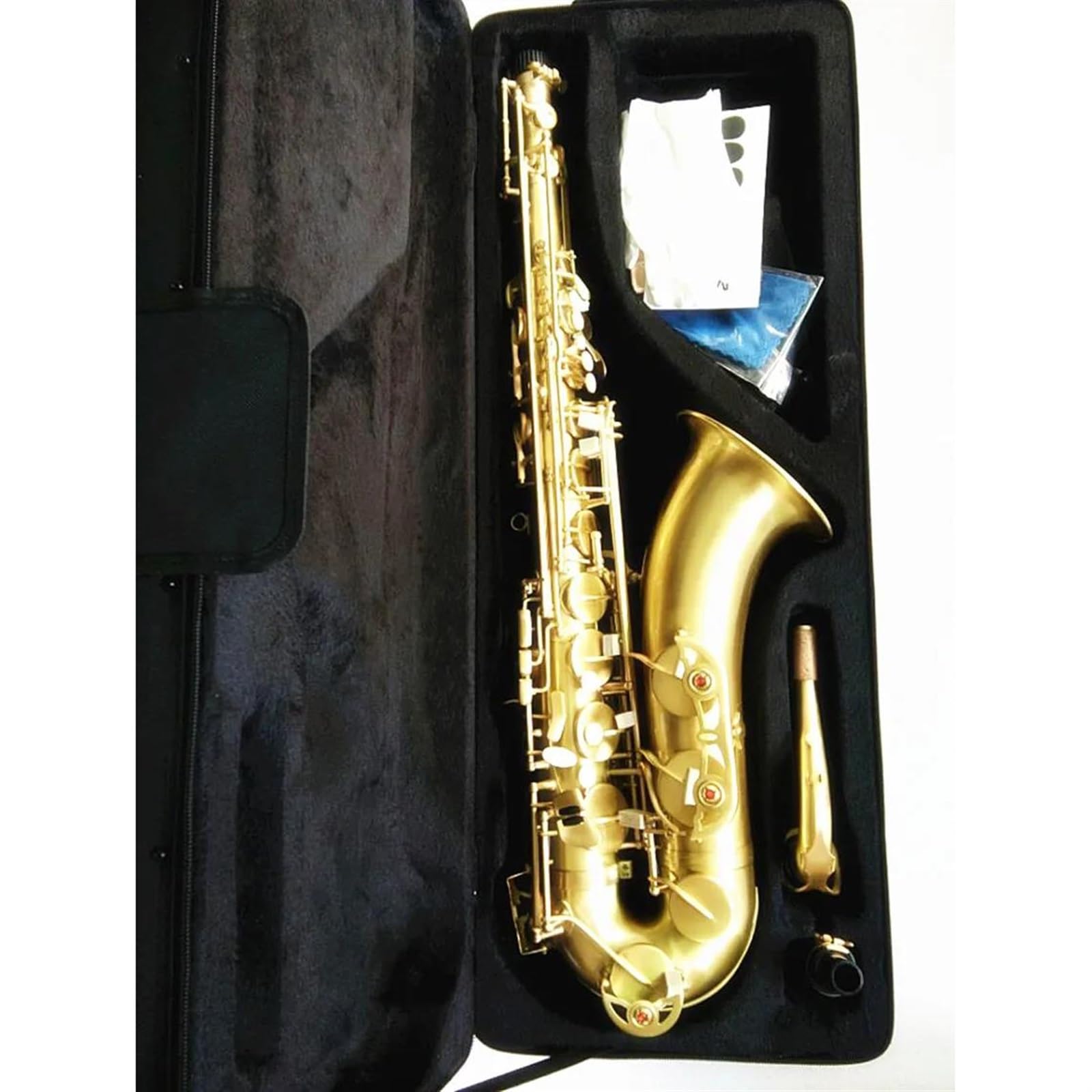 Saksofon Zabytkowy Saksofon Tenorowy Z Ustnikiem Z Futerałem Bronze Sax Bb Musical Instruments Professional
