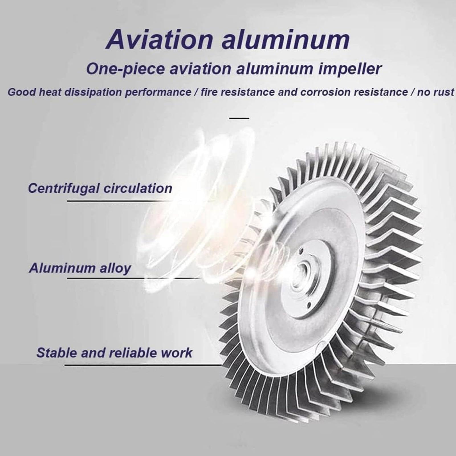 Genérico Soplador regenerativo de Alta presión - Bomba de Anillo de vórtice de 120 W para vacío Industrial, soplado y succión de Aire, Ideal para aireación de Aguas residuales y estanques de Peces de