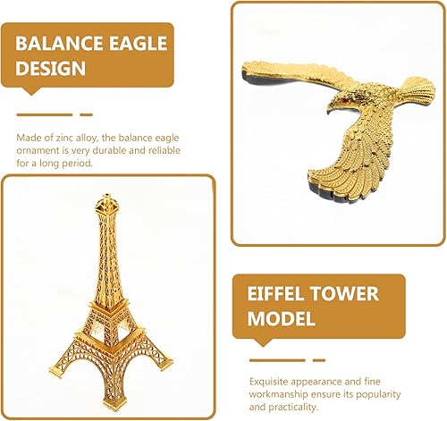 Miniatura 9 de ARTIBETTER Equilibrio Eagle Decoración Adornos Oficina Escritorio Set Aleación Zinc Aleación Zinc Aleación Ornamento