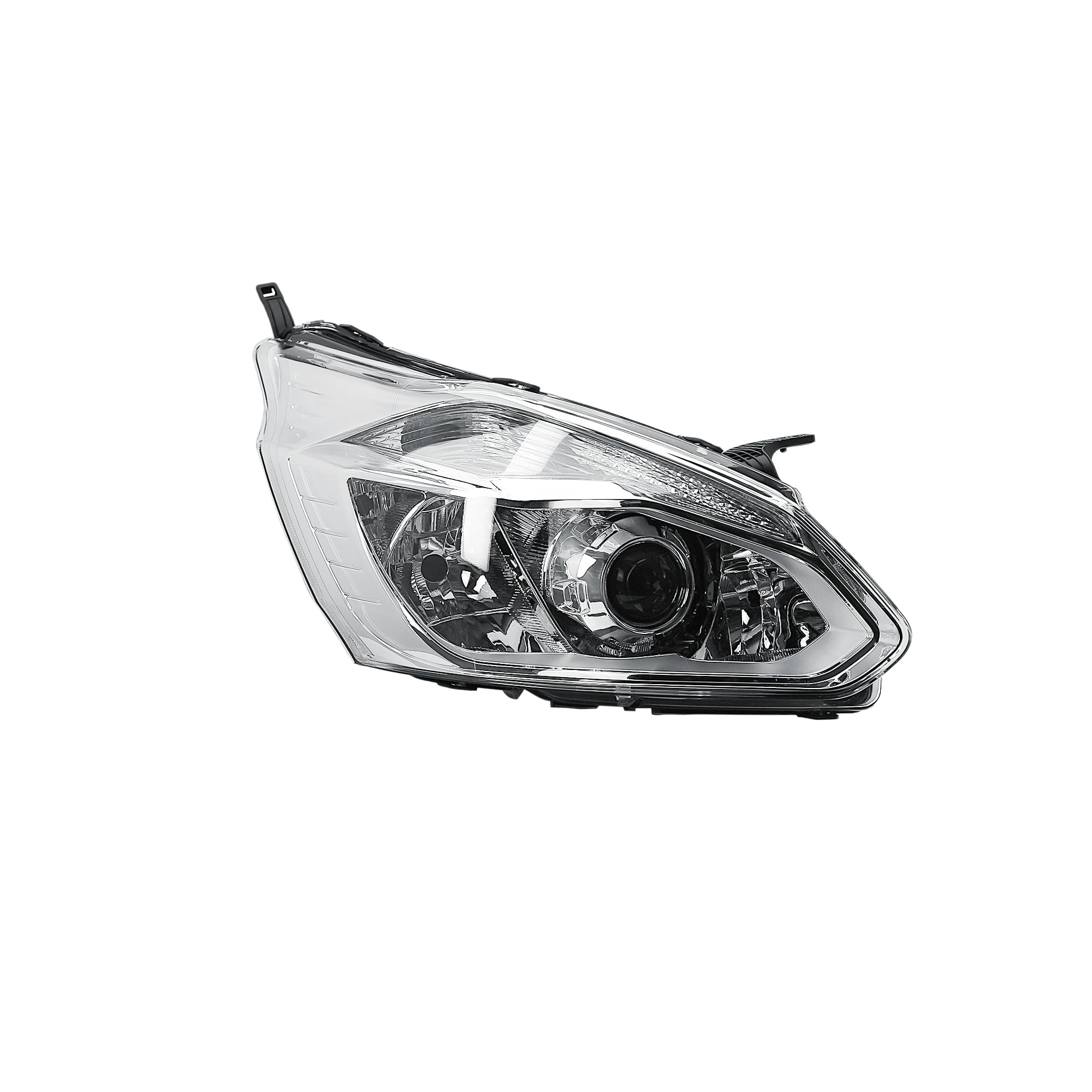 LONGLING Faro anteriore Faretto Anteriore Destro con Proiettore e Motore per Ford Transit Tourneo Custom V362 2013-2019