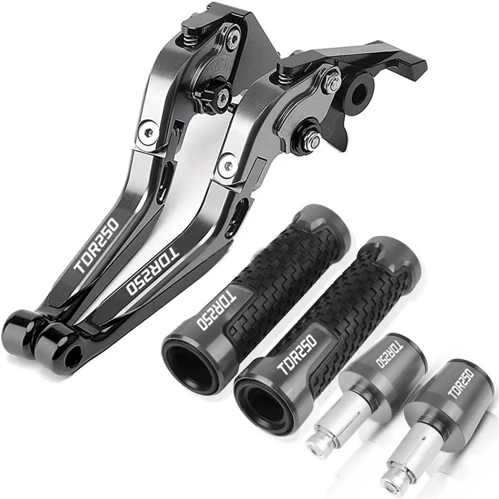 Leviers de frein moto Yamaha TDR 250 avec poignées aluminium anodisé K
