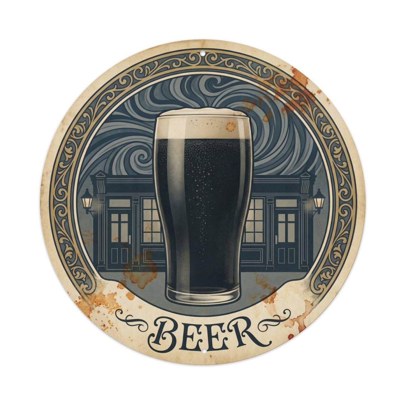 Brew House Irish Travel Beer Drink Culture Classic Metal Tin Sign