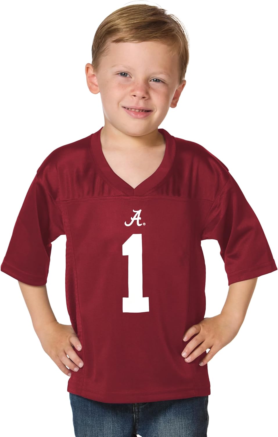 Little King NCAA Toddler-Touchdown Pass-Team Football Jersey-Sizes 2T 3T 4T 6