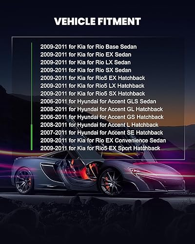 Miniatura 316 de Inyectores de combustible SCITOO de 4 agujeros aptos para 2006-2009 para Volvo para C70 2.5L, 2001-2003 2005-2009 para Volvo para S60 2.4L