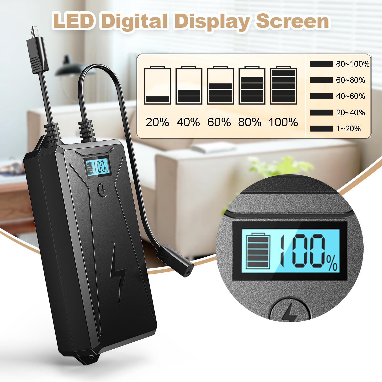 Batería recargable universal de 2500 mAh para muebles reclinables, batería de alimentación inalámbrica de 2 pines para sillón reclinable eléctrico, sofá eléctrico y silla elevadora