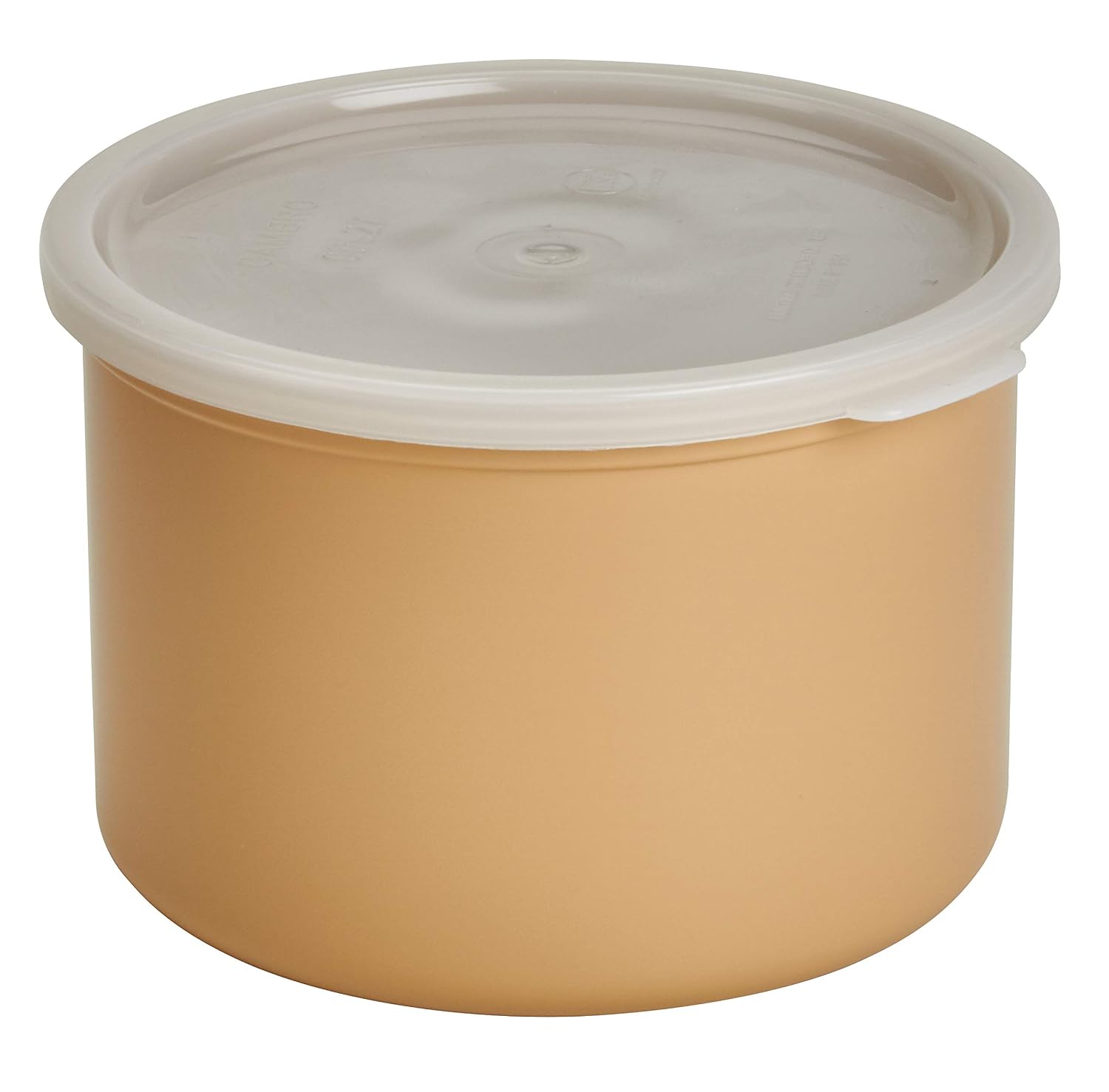Cambro (CP15133) 1-1/2 qt Solid Color Plastic Crock w/Lid [Case of 6]