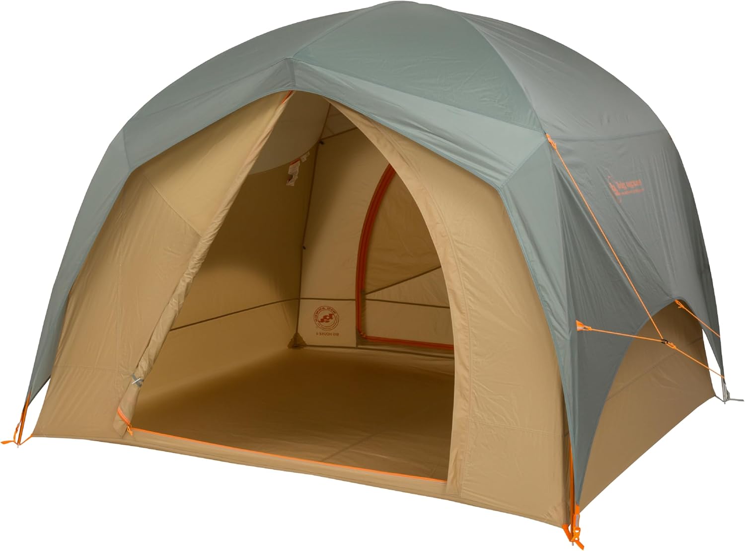 Big Agnes Big House - Base and Car Camping Tent, 3 Season Waterproof Gear, Easy Set Up for Groups